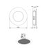 RECESSED NICKEL MATT ROUND LED SPOT 2W 4000K 160Lm 230V AC 100° Ra80 - ledmania.gr
