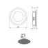 RECESSED WHITE ROUND LED SPOT 2W 4000K 160Lm 230V AC 100° Ra80 - ledmania.gr