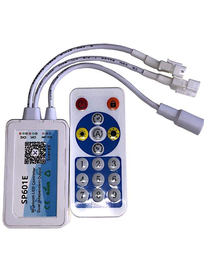 Wi-Fi Addressable Full color IC Pixel Music Led strip Bluetooth smart Phone App Controller - ledmania.gr