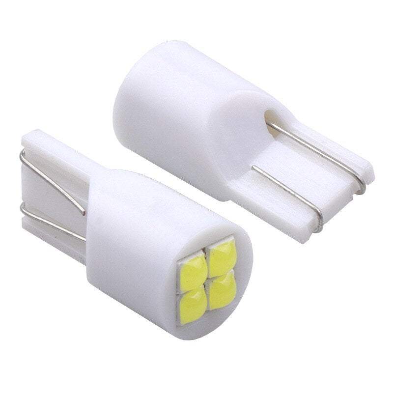 T10 Led αυτοκινήτου 4smd 3030 Υψηλής Ισχύος 300 Lumens 12vDc Ψυχρο Λευκο 1 τεμ. - ledmania.gr