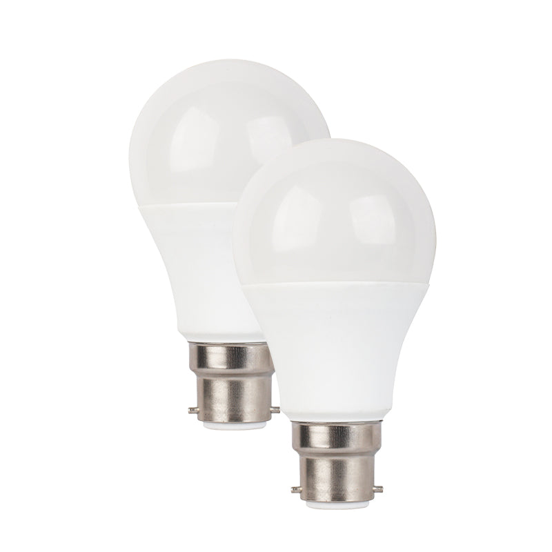 LED A60 B22 230V 14W 4.000K 270° 1180Lm Ra80 DUO PACK - ledmania.gr