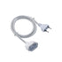 ΠΡΟΕΚΤΑΣΗ ΔΙΠΟΛΙΚΗ 10Α H05VV-F 2x1mm2 IP20 3m - ledmania.gr