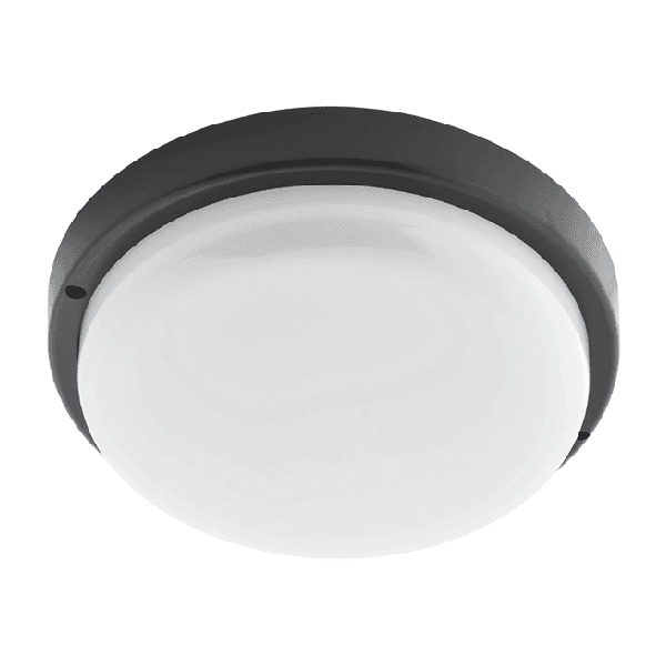 LED CEILING LAMP 20W 4000K IP54 BLACK-τεμ.1 - ledmania.gr