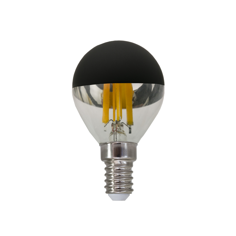 LED FILAMENT E14 DIM G45 BLACK 5W 2700K 230V AC 620LM RA80 - ledmania.gr