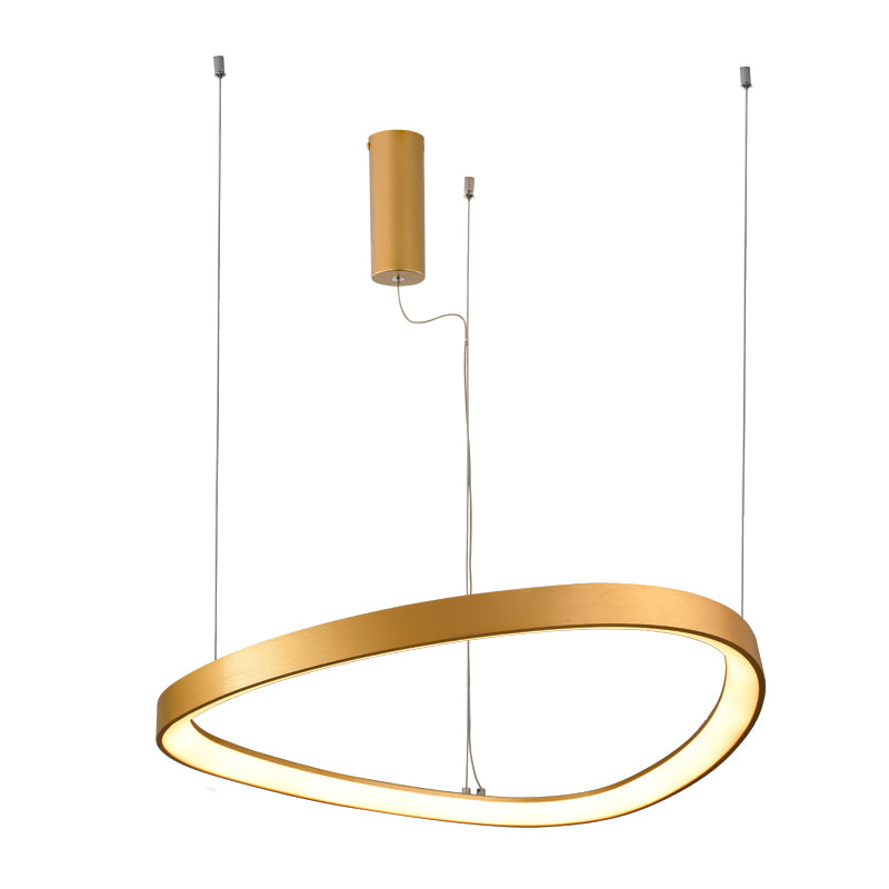 ^ΚΡΕΜΑΣΤΟ Φ/Σ LED 54W 3000K 4000LM HARMONY ΧΡΥΣΟ ΑΛΟΥΜΙΝΙΟ IP20 D60XH120CM - ledmania.gr