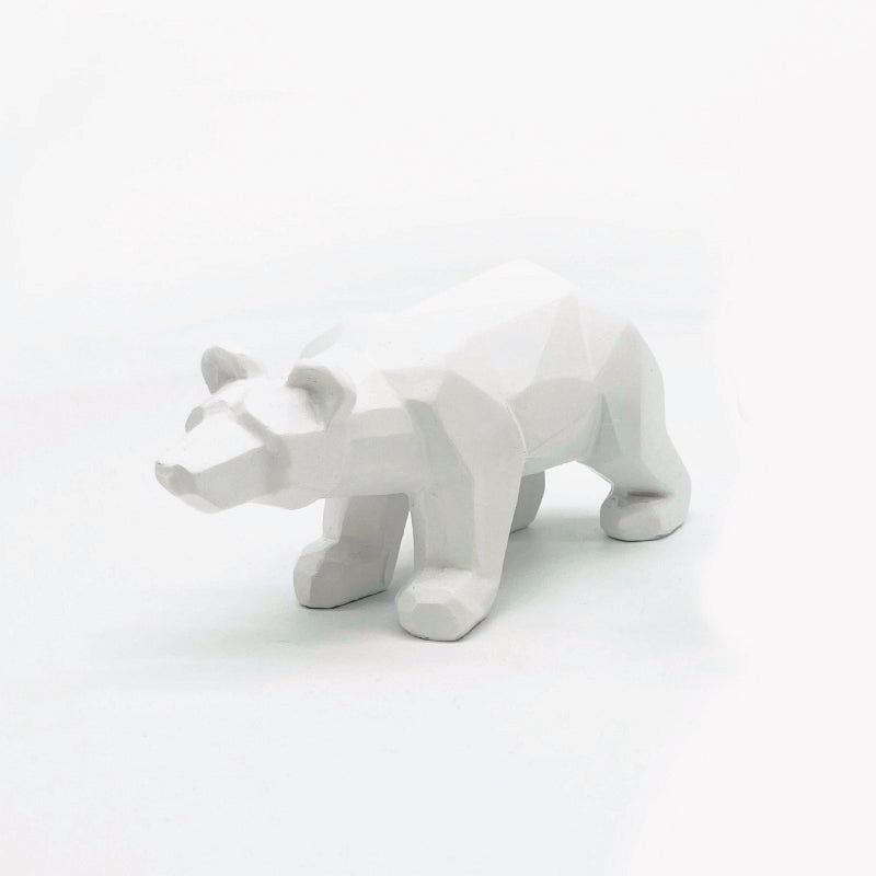 ΔΙΑΚΟΣΜΗΤΙΚΗ RESIN ΑΡΚΟΥΔΑ ΛΕΥΚΟ 17x6.5x10cm - ledmania.gr