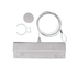 KIT ΚΡΕΜΑΣΗΣ ΓΙΑ COSMO20*W, COSMO40*W (ΛΕΥΚΟΣ ΜΑΤ ΜΑΓΝΗΤΙΚΟΣ ΑΝΤΑΠΤΟΡΑΣ+2M AΤΣΑΛΙΝΗ NTIZA ME ΚΛΙΠ) - ledmania.gr