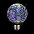 7W E27 Διακοσμητικός Λαμπτήρας LED G95 3D-1TEM - ledmania.gr