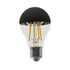 LED FILAMENT E27 DIM A60 BLACK 8W 2700K 230V AC 900LM RA80 - ledmania.gr