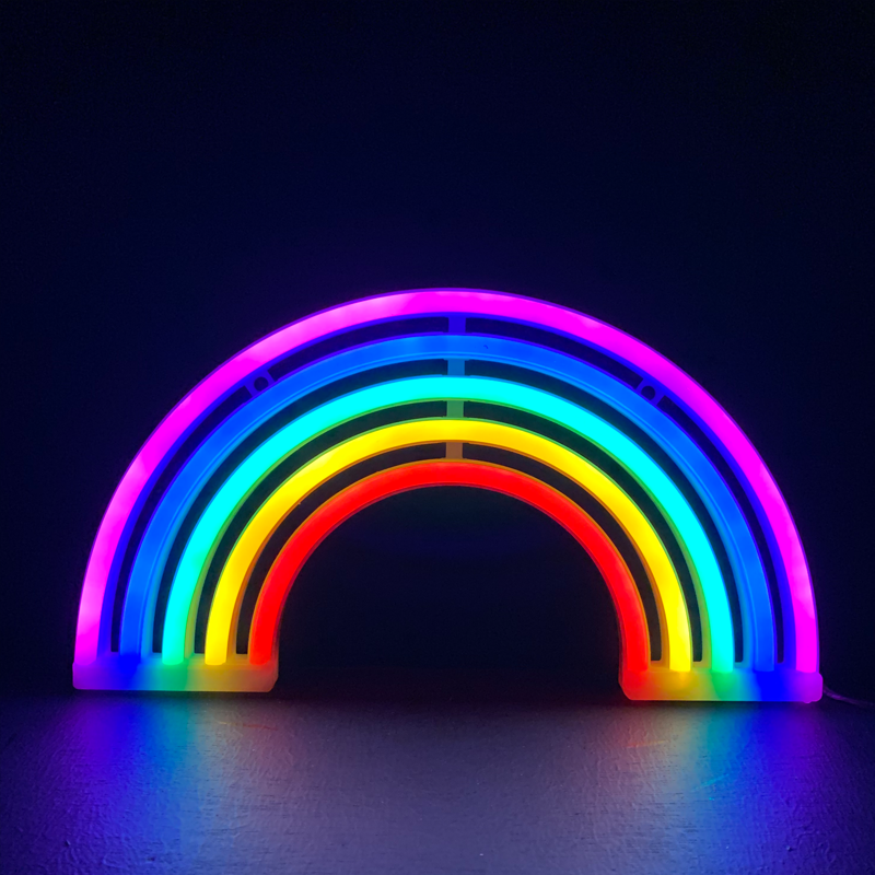 ΟΥΡΑΝΙΟ ΤΟΞΟ, 80 NEON LED ΛΑΜΠΑΚΙΑ ΜΕ ΜΠΑΤΑΡΙΑ (3xAA)/USB, RGB, IP20, 18x2x30cm - ledmania.gr