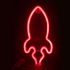 ΠΥΡΑΥΛΟΣ, 87 NEON LED ΛΑΜΠΑΚΙΑ ΜΕ ΜΠΑΤΑΡΙΑ (3xAA)/USB, ΚΟΚΚΙΝΟ, IP20, 13.5x2x27cm - ledmania.gr