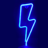 ΑΣΤΡΑΠΗ, 98 NEON LED ΛΑΜΠΑΚΙΑ ΜΕ ΜΠΑΤΑΡΙΑ (3xAA)/USB, ΜΠΛΕ, IP20, 34x2x13cm - ledmania.gr