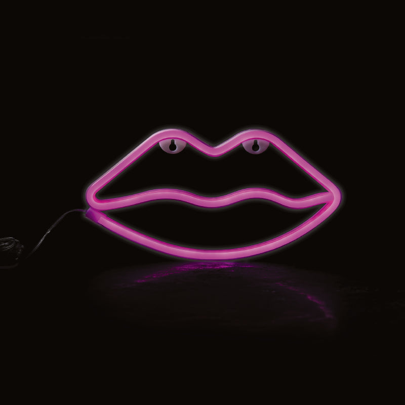 ΧΕΙΛΗ, 50 NEON LED ΛΑΜΠΑΚΙΑ ΜΕ ΜΠΑΤΑΡΙΑ (3xΑΑ)/USB, ΡΟΖ, IP20, 15*2.3*36 - ledmania.gr
