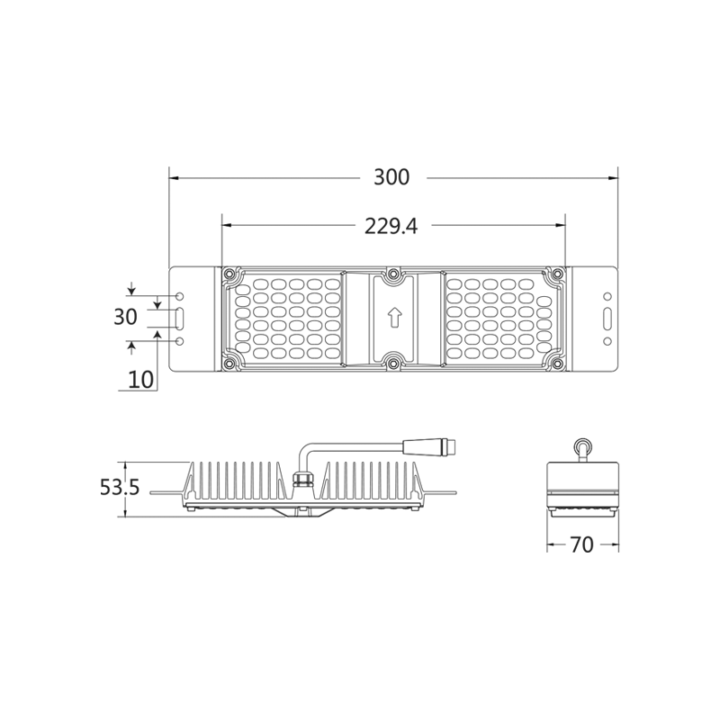 ^LED MODULE 60W 6.000K 6.900LM 90˚ 50.000HRS IP66 230V AC - ledmania.gr