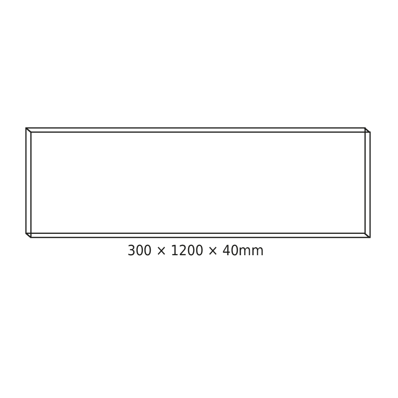 CEILING ALUM FRAME 30x120x4cm FOR PILO LED PANELS (NO SCREWS) - ledmania.gr