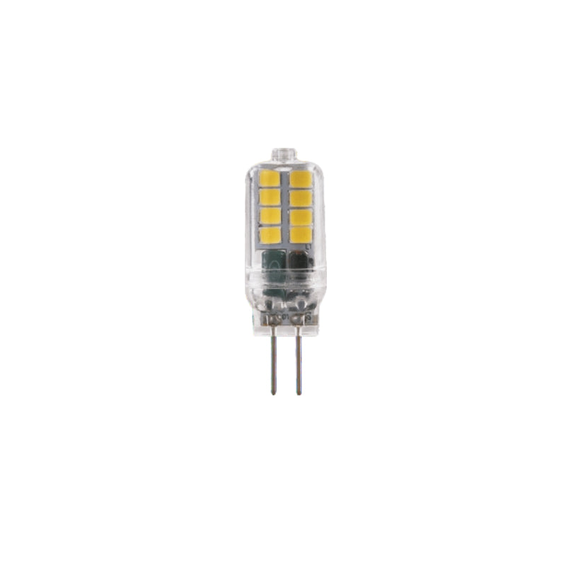 LED SMD G4 PLASTIC 2W 3.000K 180Lm 360° 12V AC/DC Ra80 30.000Hrs CLEAR - ledmania.gr