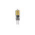 LED SMD G4 PLASTIC 2W 3.000K 180Lm 360° 12V AC/DC Ra80 30.000Hrs CLEAR - ledmania.gr