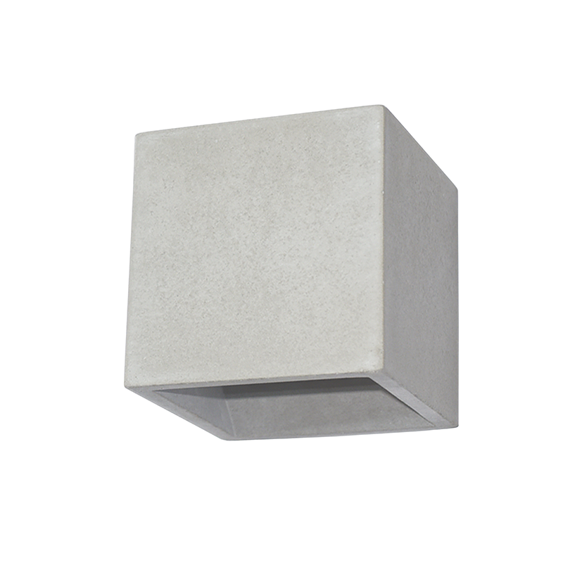 ^ΕΠΙΤΟΙΧΟ Φ/Σ 1xG9 BLOCK ΤΣΙΜΕΝΤΟ 12x12x12CM - ledmania.gr