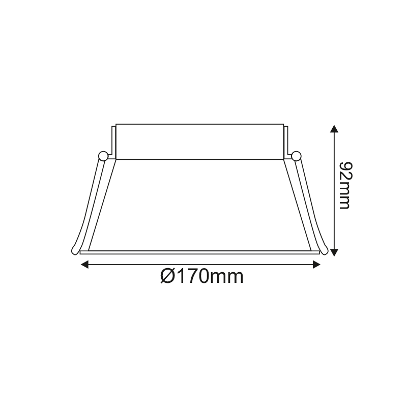 ^  ΣΠΟΤ TRIMLESS AR111 GLC ΜΟΝΟ ΛΕΥΚΟ Φ170xH92 - ledmania.gr