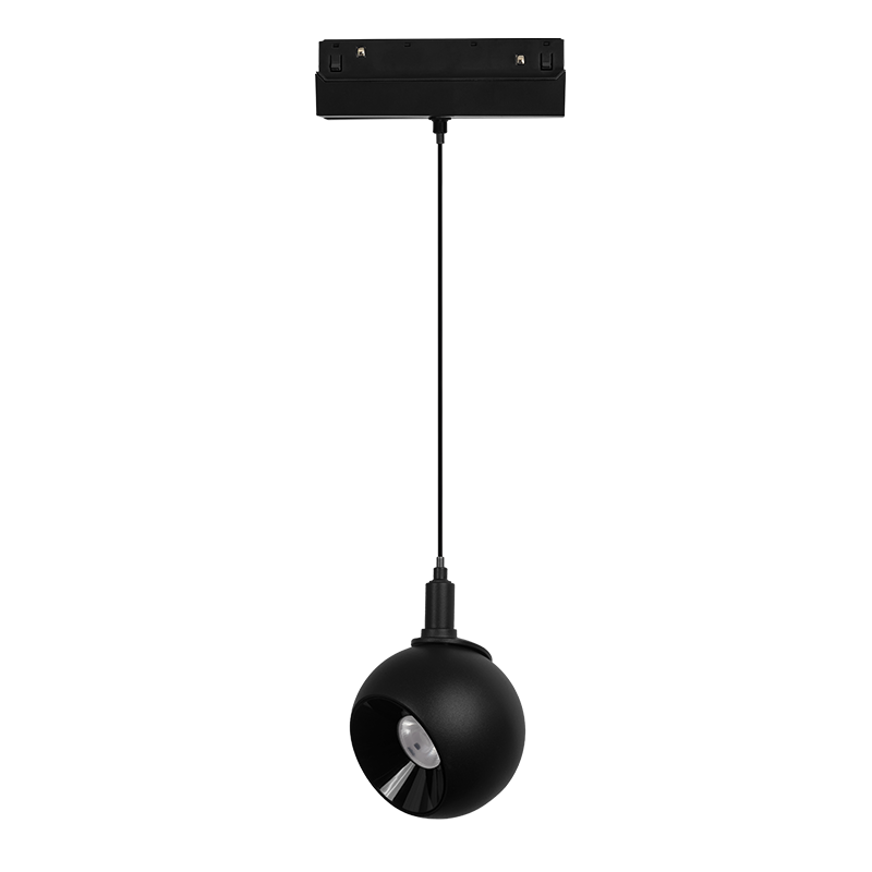 ΜΑΥΡΟ ΜΑΤ ΜΑΓΝΗΤΙΚΟ ΚΡΕΜΑΣΤΟ ΦΩΤΙΣΤΙΚΟ 48V DC 12W 4000K 1050LM 36° OSRAM RA90 Φ100*134MM - ledmania.gr