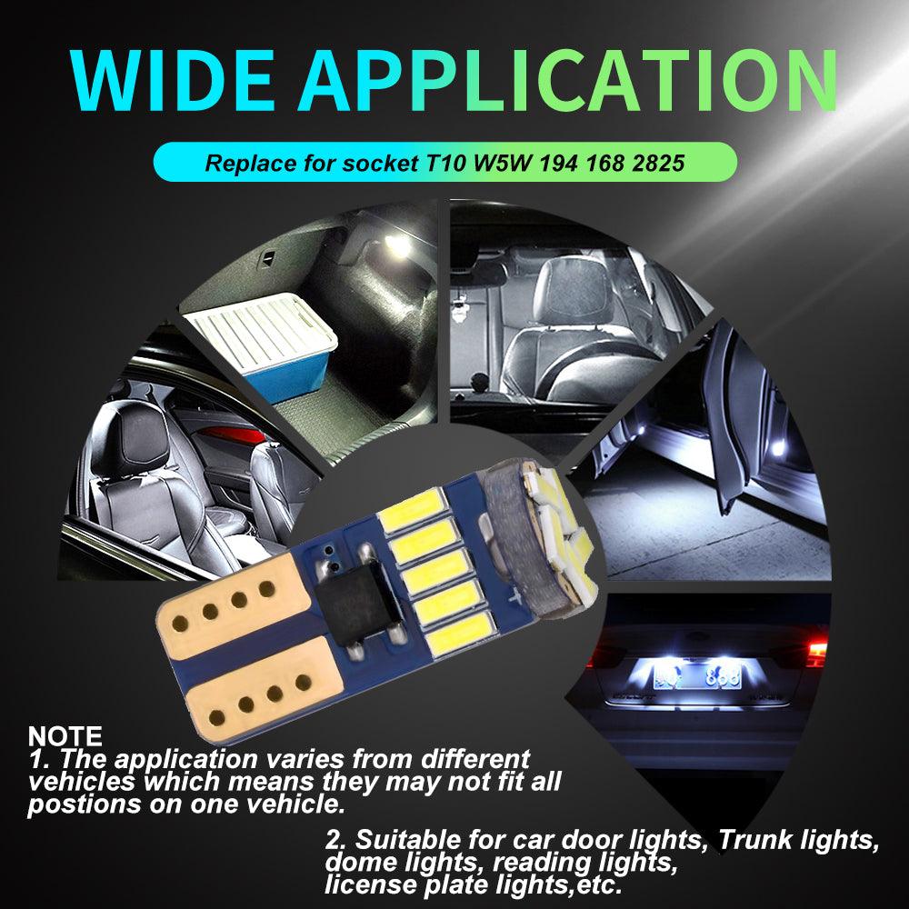 T10 W5W-canbus Led αυτοκινητου  15 SMD 4014-Dc 12 volt-250 Lumens-Ψυχρο Λευκο-1τεμ. - ledmania.gr