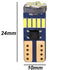 T10 W5W-canbus Led αυτοκινητου  15 SMD 4014-Dc 12 volt-250 Lumens-Ψυχρο Λευκο-1τεμ. - ledmania.gr