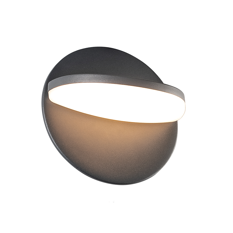 ^LED SMD WALL LUMINAIRE 16W 790LM 120° 230V AC 3.000K DARK GREY CRI80 IP65 30.000HRS - ledmania.gr