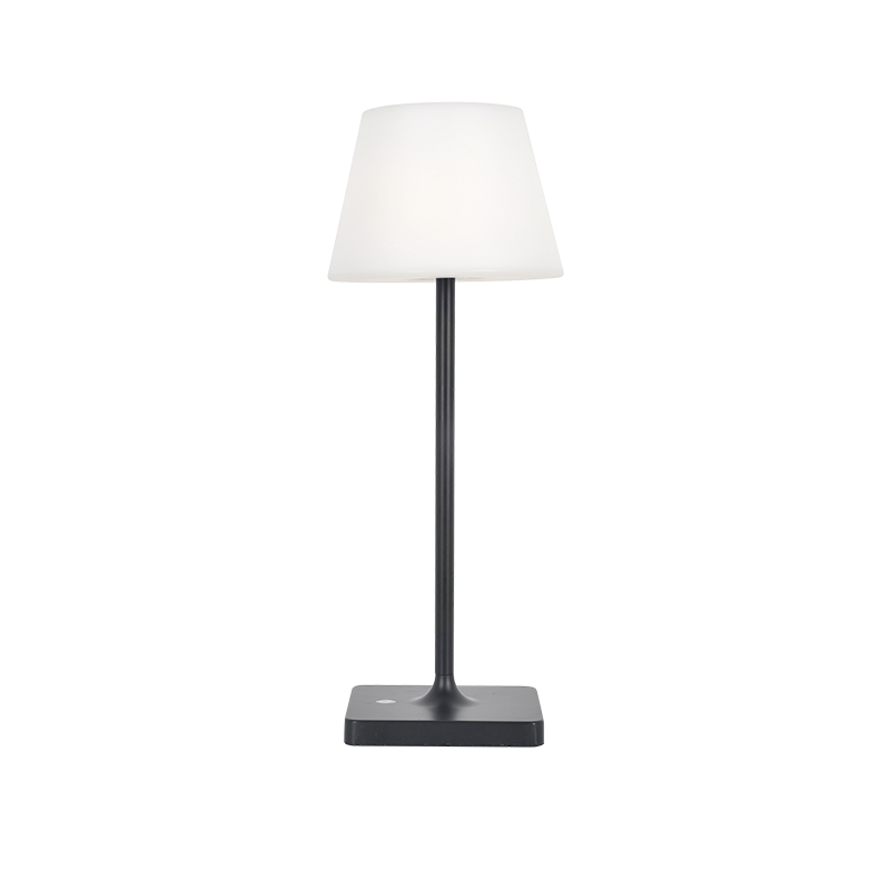 ^LED SMD TABLE BATTERY LUMINAIRE 2W 170LM  3.000K DARK GREY 360°  CRI80 IP54 - ledmania.gr