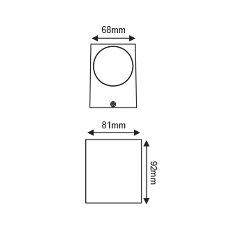^GU10 WALL LUMINAIRE 230V AC MATT WHITE IP65 MAX.35W - ledmania.gr
