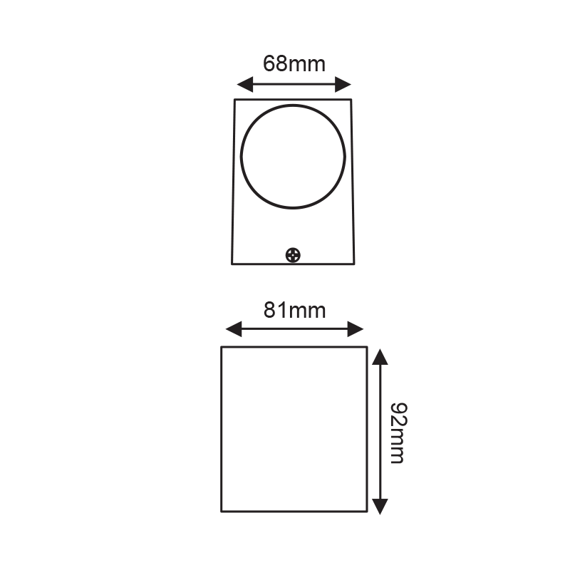 ^LED HP WALL LUMINAIRE 4W 230LM 40° 230V AC 3.000K MATT WHITE CRI80 IP65 30.000HRS - ledmania.gr