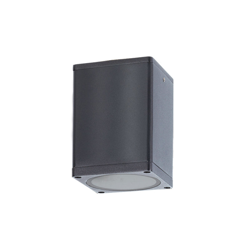 ^E27 PAR30 SQUARE CEILING LUMINAIRE 230V AC DARK GREY IP65 MAX.35W - ledmania.gr