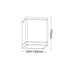^E27 PAR30 SQUARE CEILING LUMINAIRE 230V AC DARK GREY IP65 MAX.35W - ledmania.gr