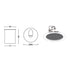 ^LED HP WALL RECESSED LUMINAIRE 3W 55LM 230VAC 3.000K DARK GREY CRI80 IP65 30.000HRS(INSTAL BOX INC) - ledmania.gr