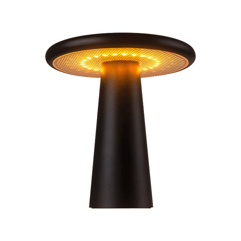 ^LED SMD TABLE BATTERY LUMINAIRE 2W 190LM MAX 335° CCT 2.200-3.000K MATT BLACK CRI80 IP65 - ledmania.gr