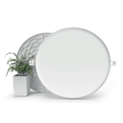 Στρογγυλό Led Panel Frameless Χωνευτό 36W 4000K Σε Λευκό Χρώμα Με Ρυθμιζόμενη Κοπή - ledmania.gr