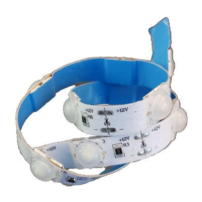 Υπερ Υψηλης Φωτεινοτητας Ταινια Led 16w-1440lm/m-Ψυκτρα Αλουμινιου-160°-Cri 85-IP65-Μπλε-1 μετρο - ledmania.gr