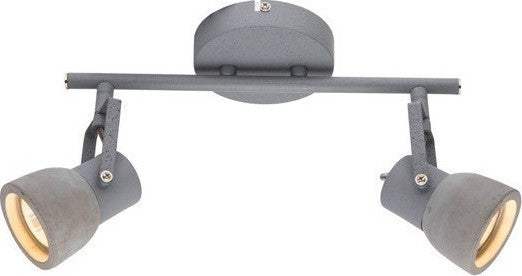 ΕΠΙΤΟΙΧΟ Φ/Σ 2ΧGU10 ΤΣΙΜΕΝΤΟ+ΜΕΤΑΛΛΟ  30Χ11ΧΗ18CM - ledmania.gr