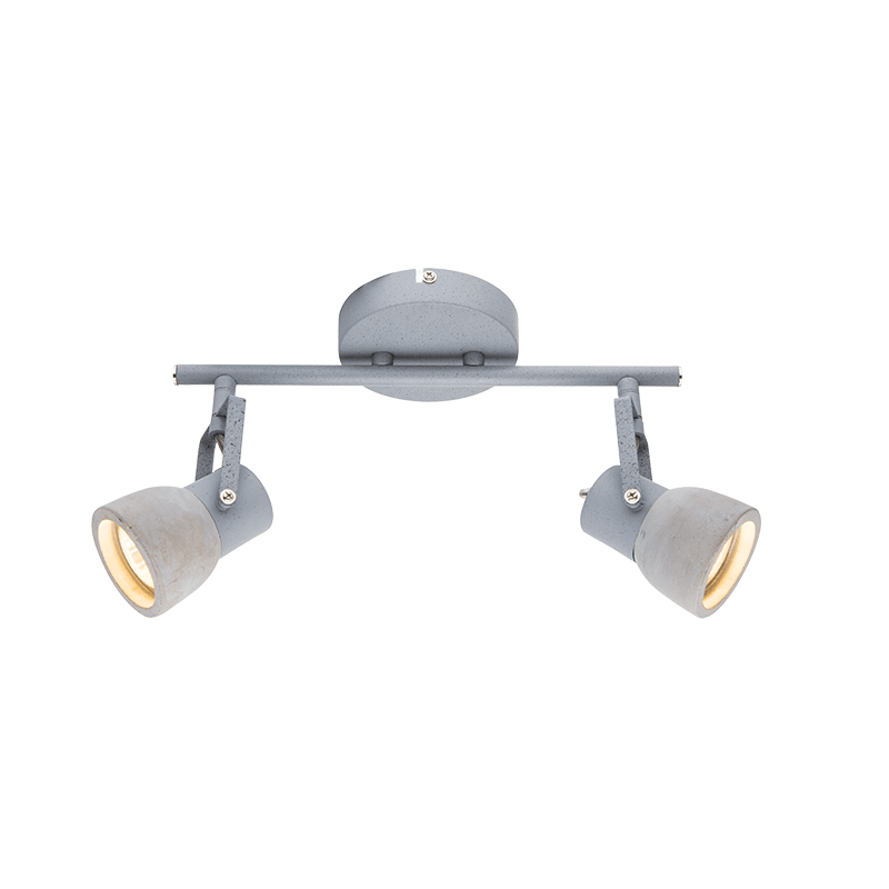 ΕΠΙΤΟΙΧΟ Φ/Σ 2ΧGU10 ΤΣΙΜΕΝΤΟ+ΜΕΤΑΛΛΟ  30Χ11ΧΗ18CM - ledmania.gr