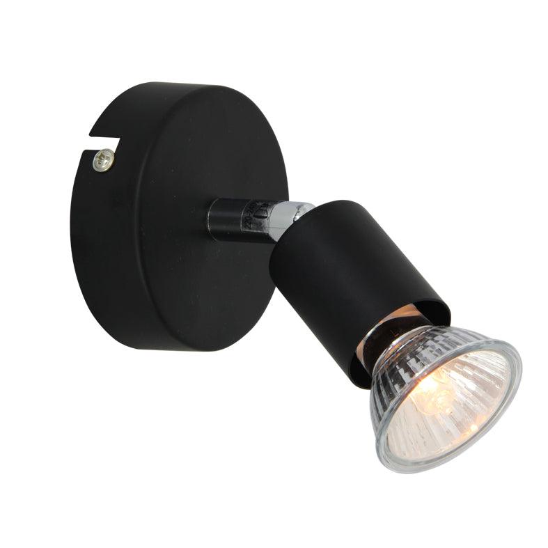 ΣΠΟΤ I ΜΑΥΡΟ ΜΑΤ 1 Χ GU10 - ledmania.gr