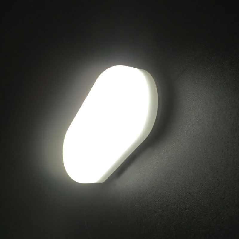 LED PC WHITE WALL LUMINAIRE 230V AC IP66 12W 1110lm 6000K 120° Ra80 - ledmania.gr
