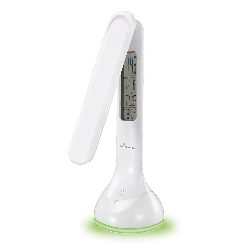 Φωτιστικό Γραφείου MediaRange Compact LED desk lamp, white (MROS502) - ledmania.gr