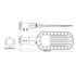 LED STREET LUMINAIRE 60W 8400LM 4000K 140x90˚ CLASS I 230V AC IP66 - ledmania.gr