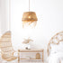 ^ΚΡΕΜΑΣΤΟ Φ/Σ 1xE27 ANDROS GRASS RATTAN Φ40Χ120CM - ledmania.gr