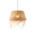 ^ΚΡΕΜΑΣΤΟ Φ/Σ 1xE27 ANDROS GRASS RATTAN Φ40Χ120CM - ledmania.gr