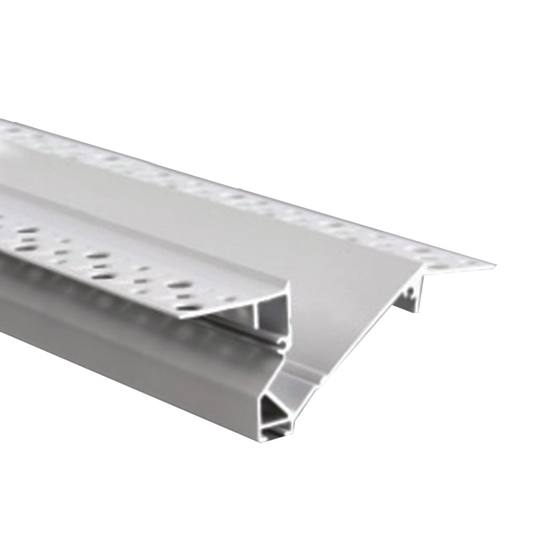 SLID TRIMLESS WHITE ALUMINUM PROFILE WITH OPAL PC DIFFUSER 2m/pc-(Τιμή Μέτρου) - ledmania.gr