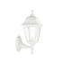 4S PLASTIC WALL GARDEN WHITE LUMINAIRE E27 IP44 - ledmania.gr