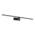 ^ΕΠΙΤΟΙΧΟ Φ/Σ LED 12W 3000K 780LM PALMA ΜΑΥΡΟ ΜΕΤ/ΚΟ IP44 66,5X14,5X5CM - ledmania.gr
