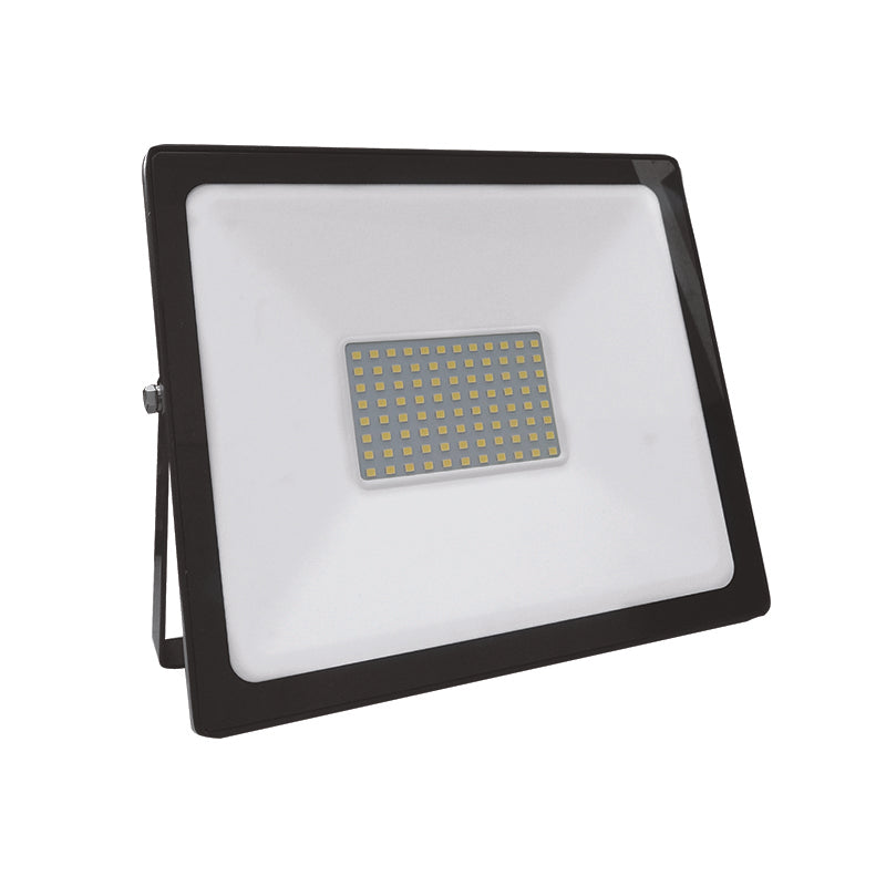 BLACK LED SMD FLOOD LUMINAIRE IP66 70W 3000K 6000Lm 230V RA80 - ledmania.gr