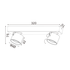 ^ΕΠΙΤΟΙΧΟ Φ/Σ LED 10W COB 80° 3000K 800LM ΓΚΡΙ ΑΛΟΥΜΙΝΙΟ 32X7XH7,5CM PLUTO - ledmania.gr