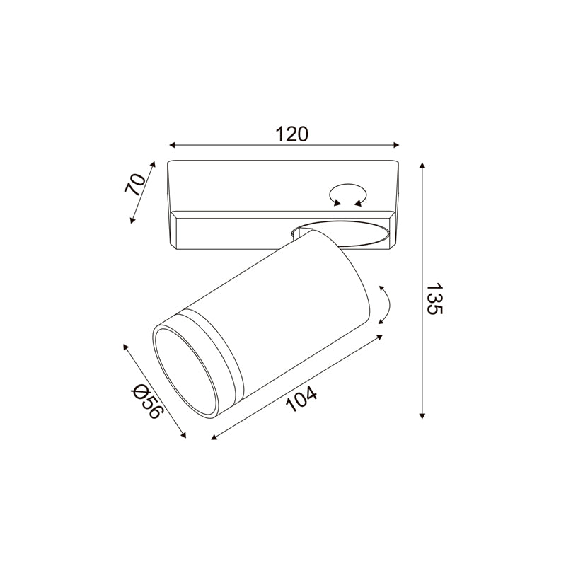 ^ΕΠΙΤΟΙΧΟ Φ/Σ 1XGU10 DIVINO ΜΑΥΡΟ ΑΛΟΥΜΙΝΙΟ IP20 12X7X13,5CM - ledmania.gr
